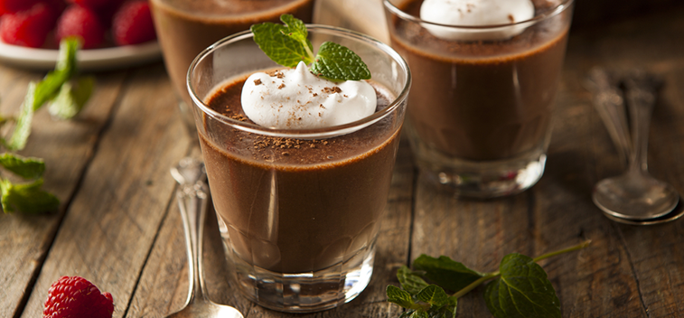CHOCOLATE MOUSSE WITH OLIVE OIL