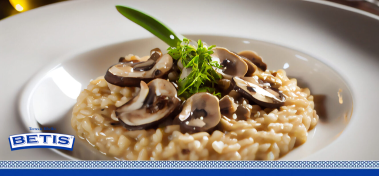 Mushroom and Olive Oil Risotto